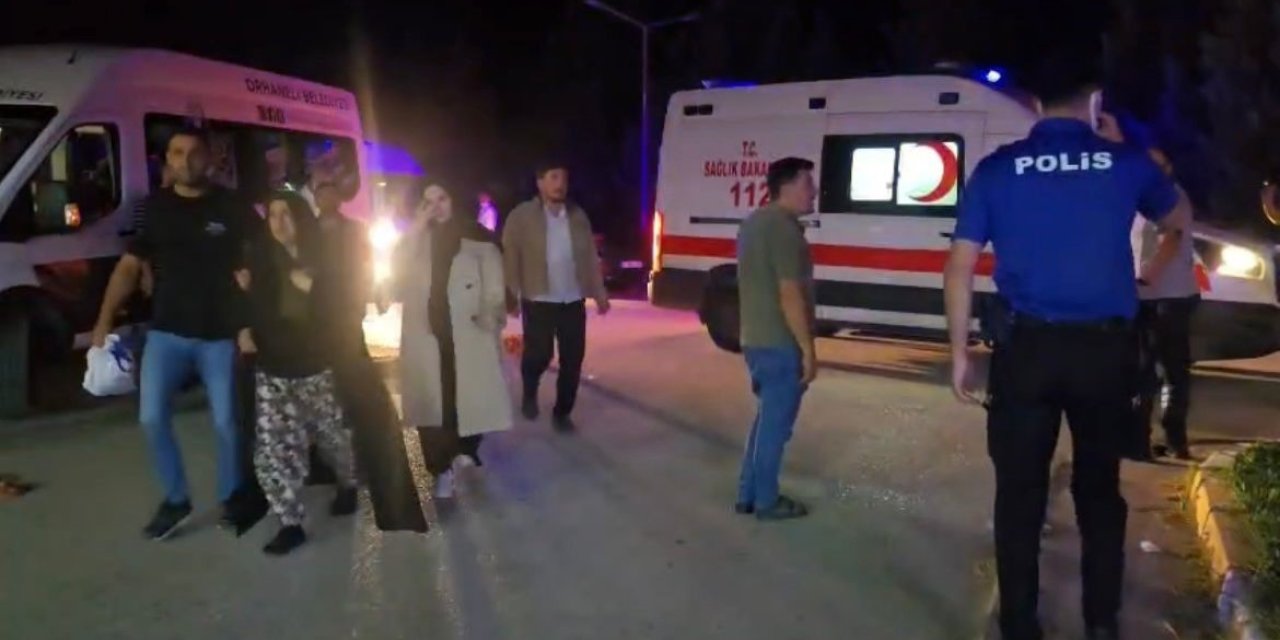 Evde başlayan düğün hastanede bitti