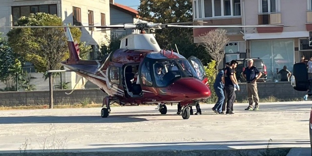 83 Yaşındaki Hasta İçin Zamanla Yarış: Hava Ambulansıyla Konya'ya Nakledildi