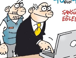 Hürriyet'te 'İmamın Ordusu' karikatürü