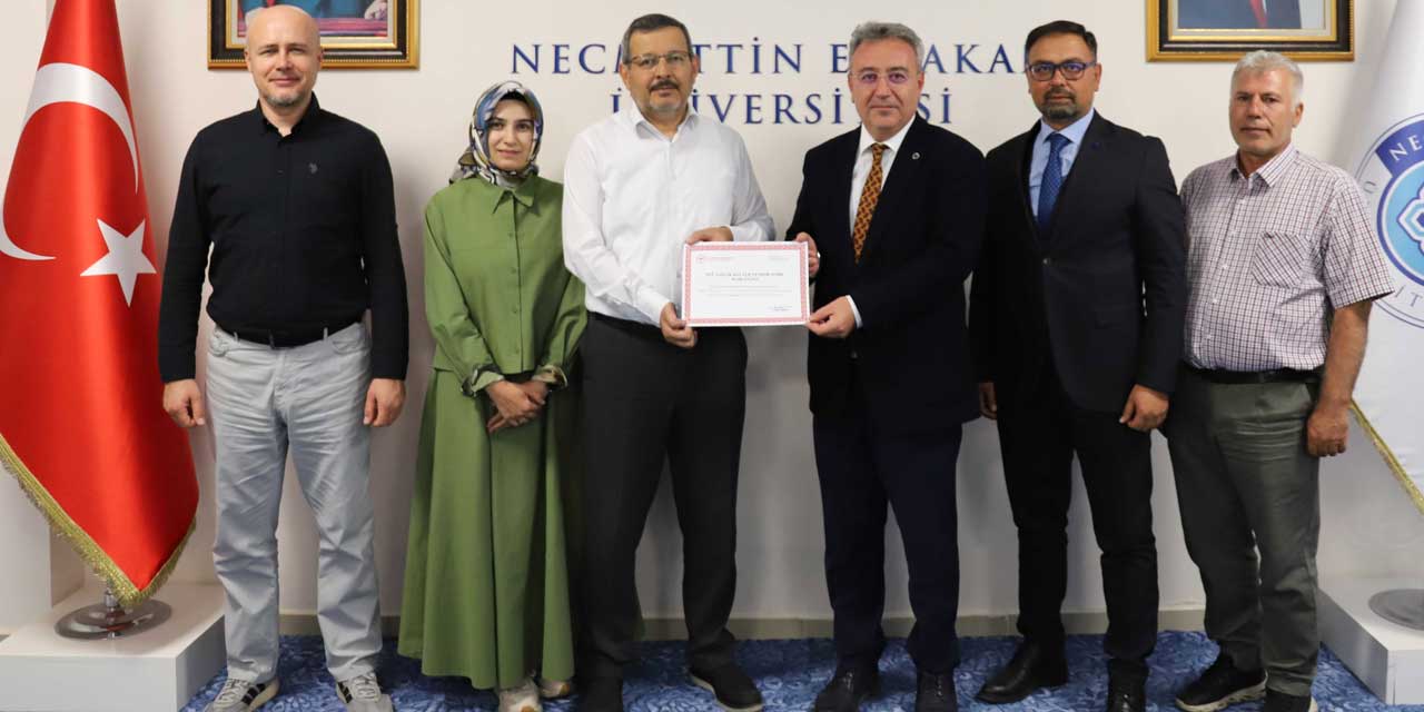 NEÜ’den Konya’da Bir İlk: O Belgeyi Alan İlk Kamu Kurumu Oldu