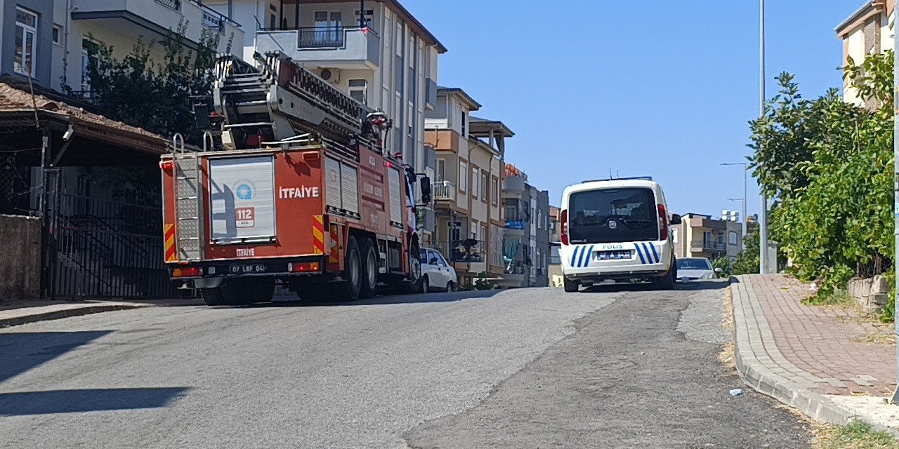 Manavgat'ta Çatıda İntihar Alarmı Yanlış Çıktı
