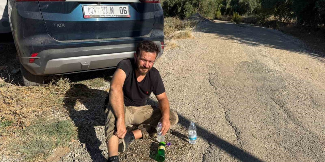 Engelli ablasını alevlerin arasından kurtardı