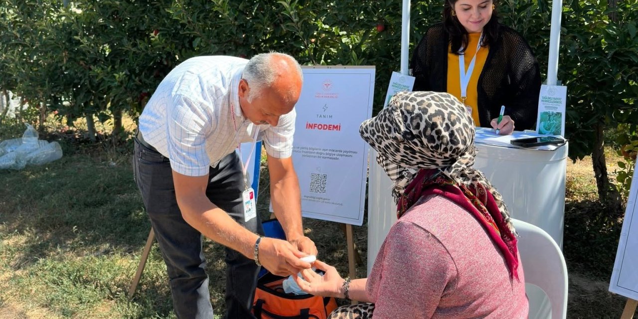 Karapınar’da Halk Sağlığı Haftası Etkinlikleri sahada ve hastanede sürdürüldü