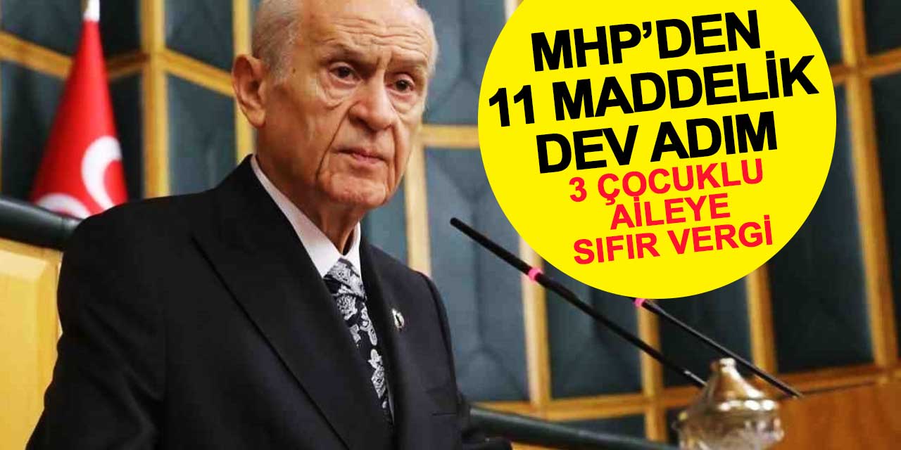 MHP’den 11 Maddelik Dev Adım: Annelere 12 Ay İzin, 3 Çocuklu Aileye Sıfır Vergi!