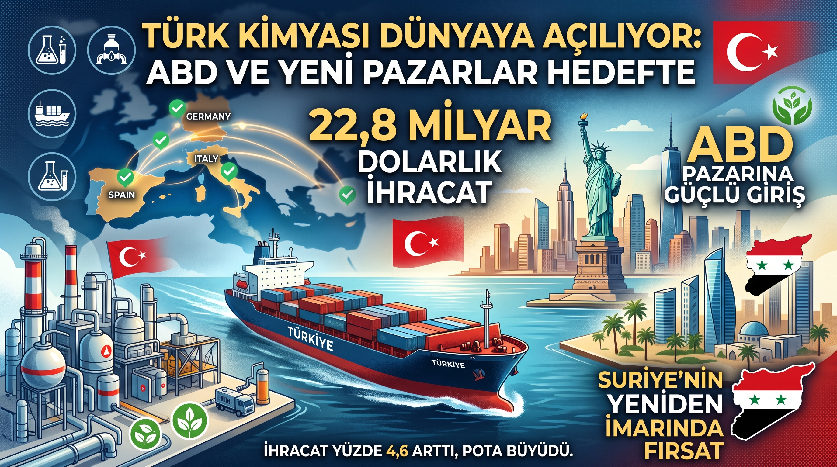 Türk Kimyacıları Küresel Arenada Dev Adım Attı: Hedef ABD ve Yeni Pazarlar