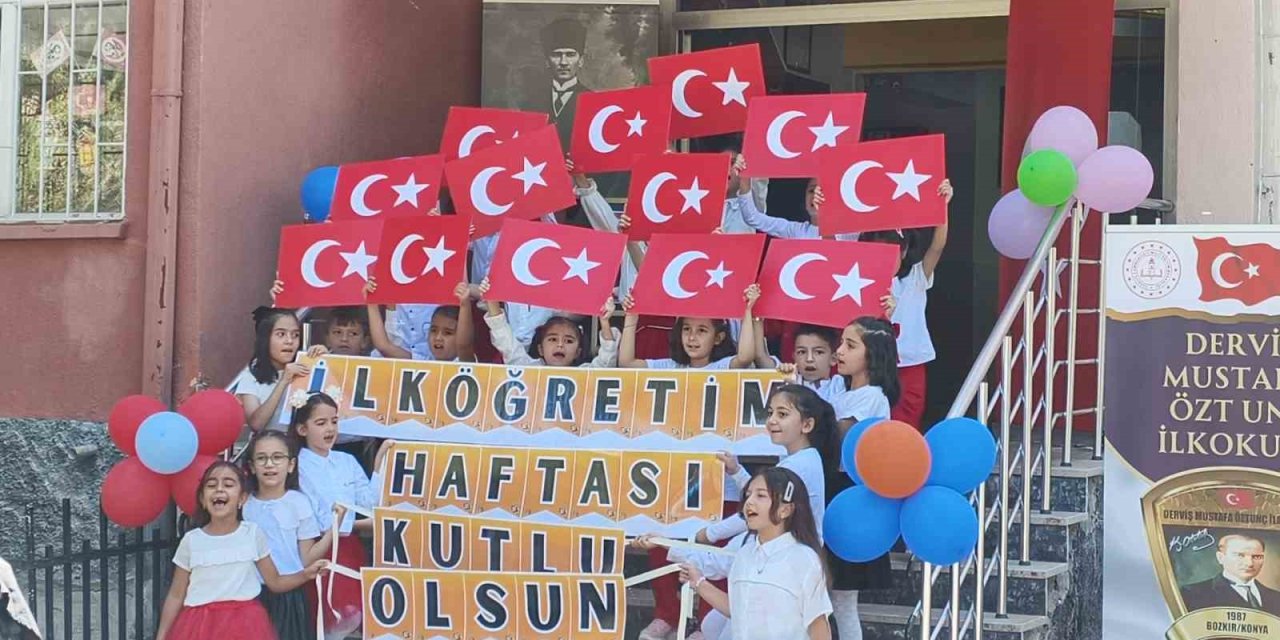 Bozkır’da İlköğretim Haftası kutlamaları