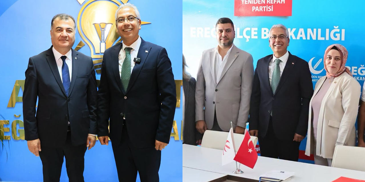 İki Partiyi Ziyaret Etti, Ereğli’de Kulisler Karıştı