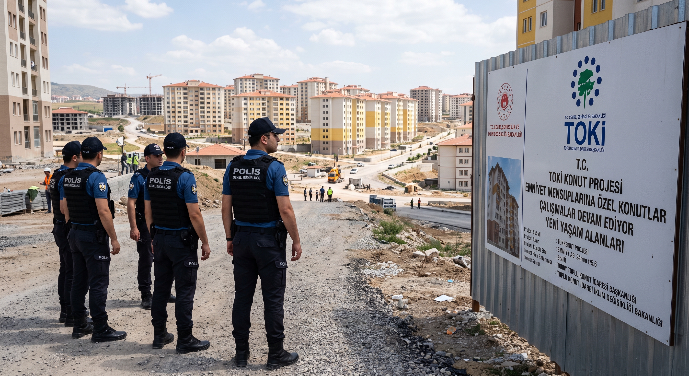 Polislere Ankara'da TOKİ Konutları Geliyor