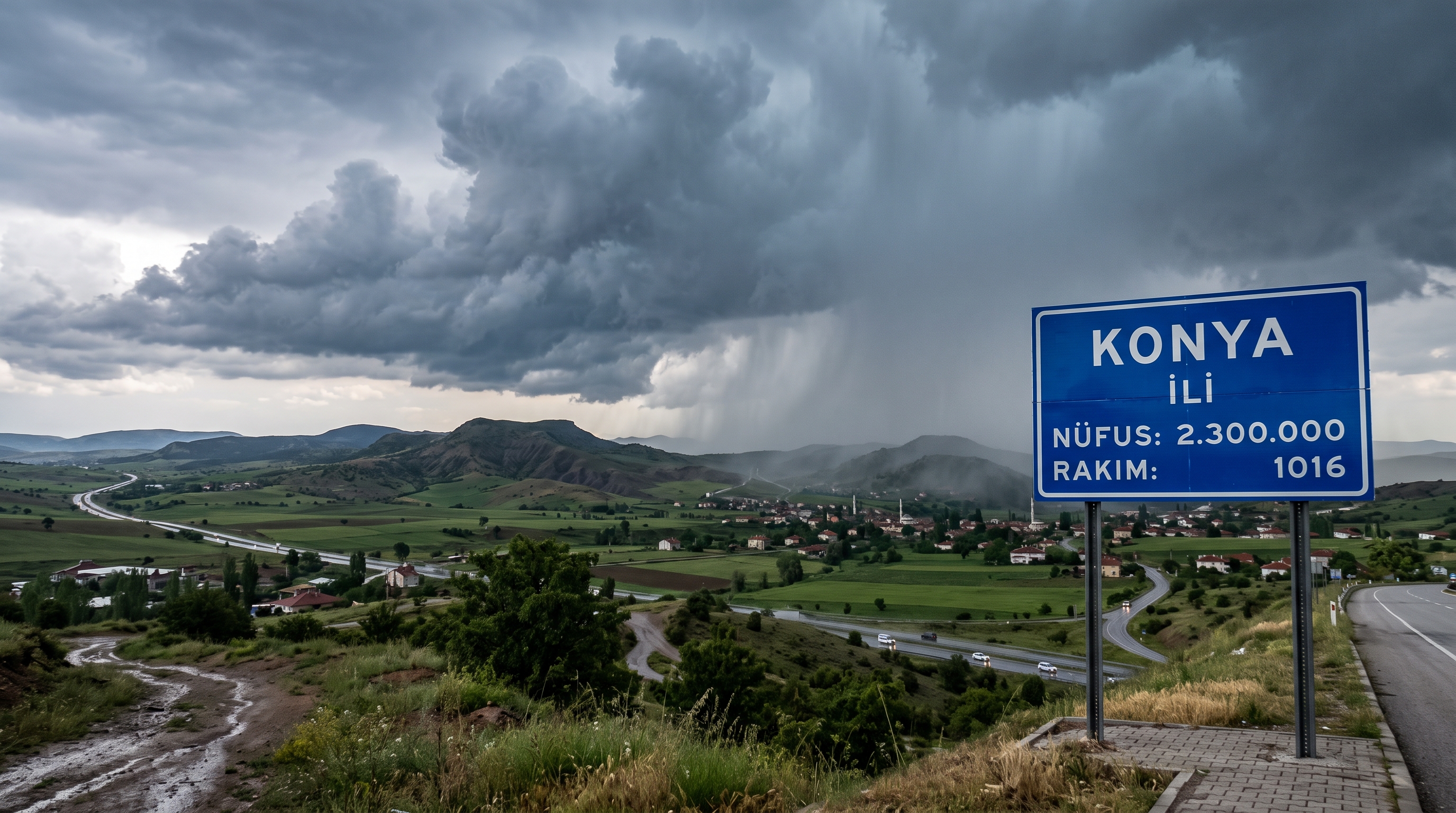 Konya’ya Kuvvetli Yağış Uyarısı: O İlçeler Risk Altında!