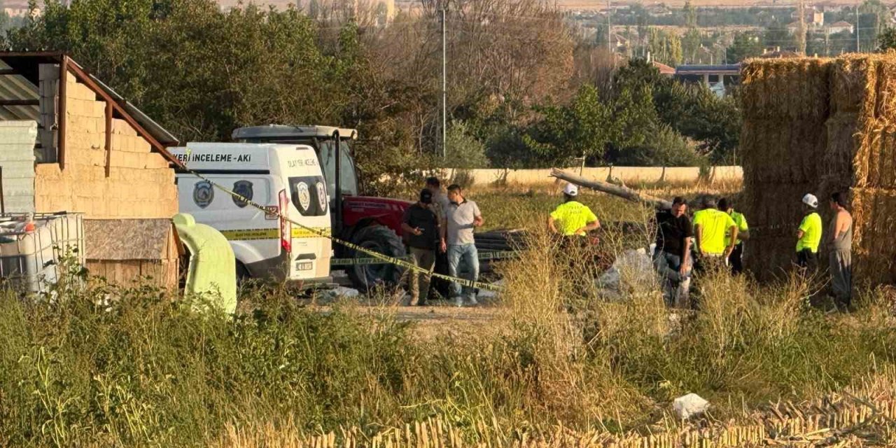 Ereğli'de acı olay! Babasını sürdüğü traktör sonu oldu