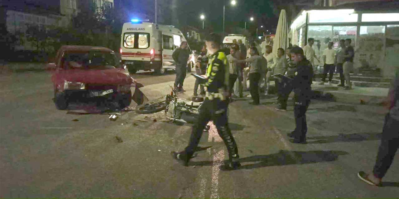Seydişehir’de Otomobil ile Motosiklet Çarpıştı: 3 Yaralı