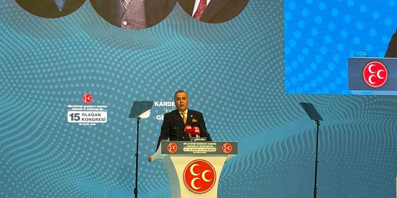 Alparslan Doğan, yeniden MHP Ankara İl Başkanı seçildi