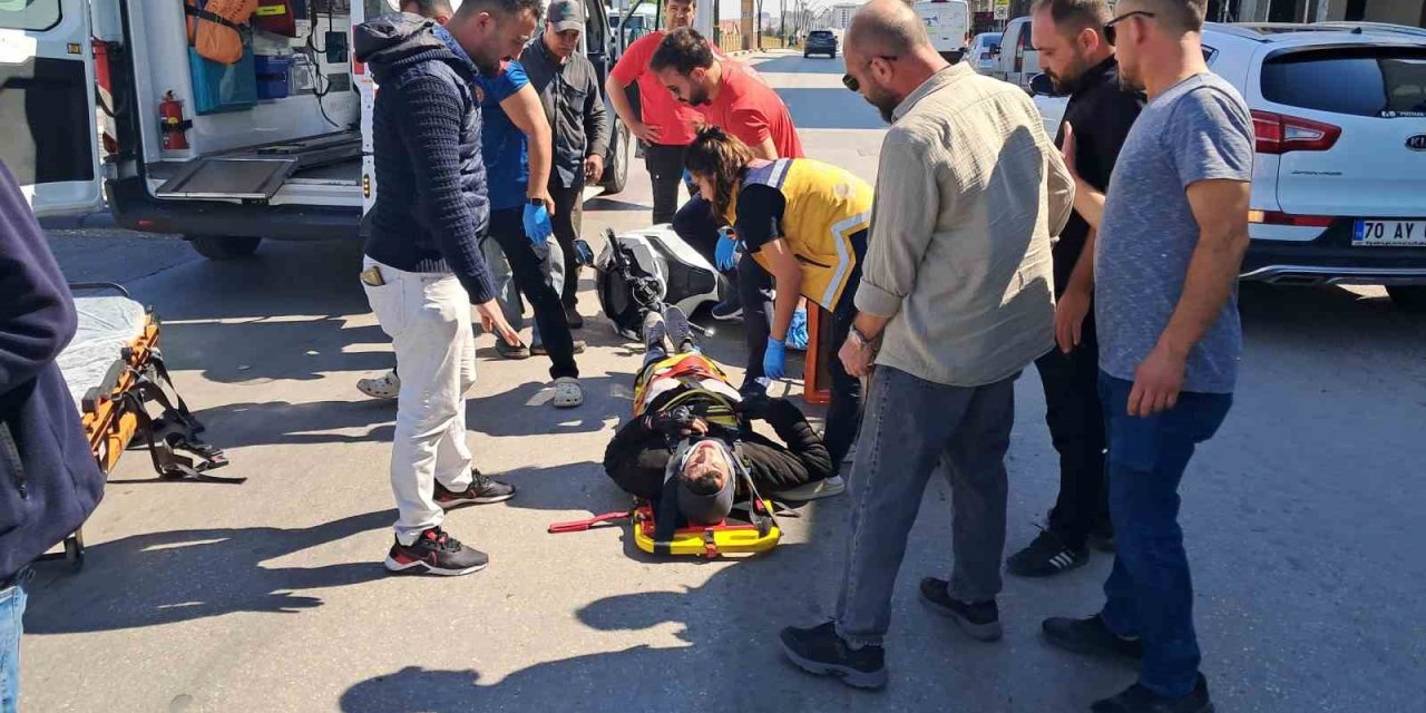 Ters Yöne Giren Alkollü Sürücü Motokuryeye Çarptı