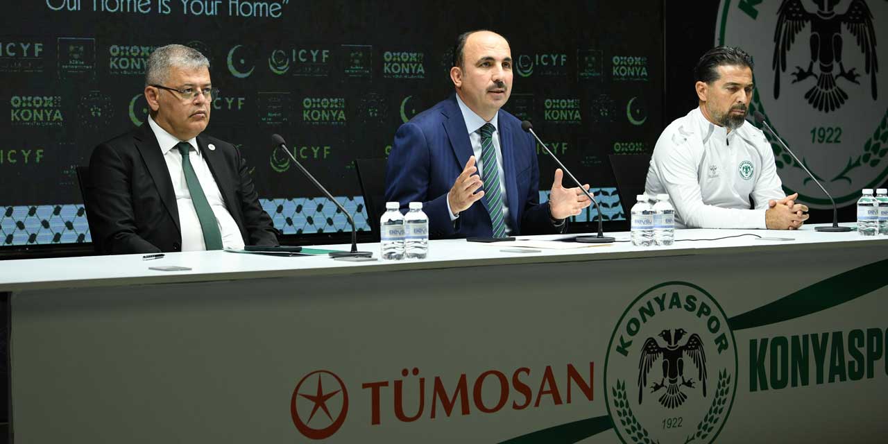 Konya'da Dev Maç Öncesi Açıklama