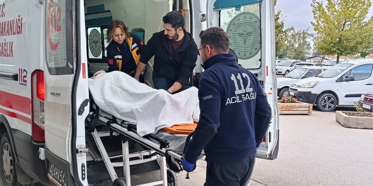 Kamyon kasasından düşen şahıs yaralandı