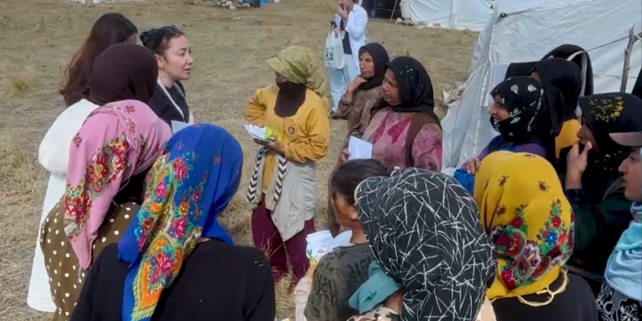 Derebucak’ta mevsimlik tarım işçilerine sağlık hizmeti