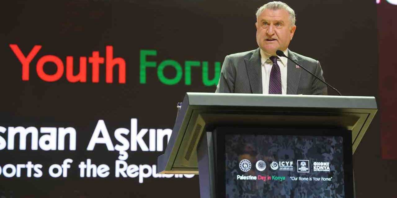 Konya'da Filistin Forumu: Gazze'de Spor Tesisleri Yıkıldı