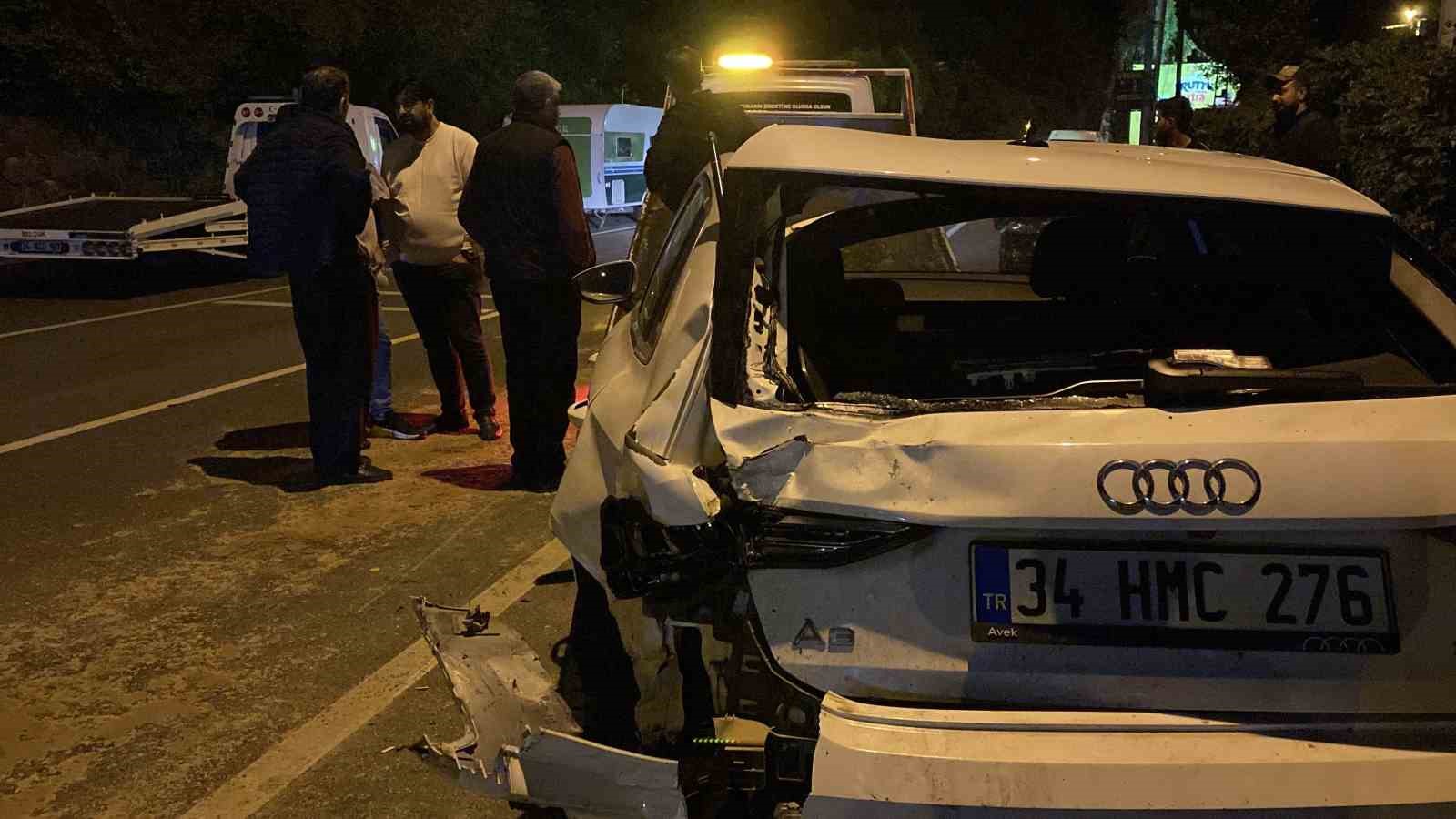 Kaza var araç var sürücü yok