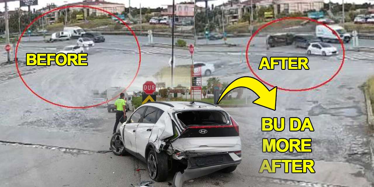 Hyundai Bayon'a güvenlikten geçer not! Takla atıp 4 teker üstüne düştü