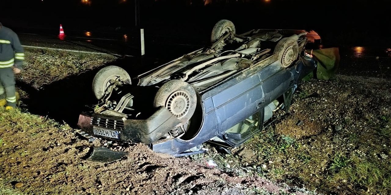 Yağışlı hava kazaları beraberinde getirdi: 11 yaralı