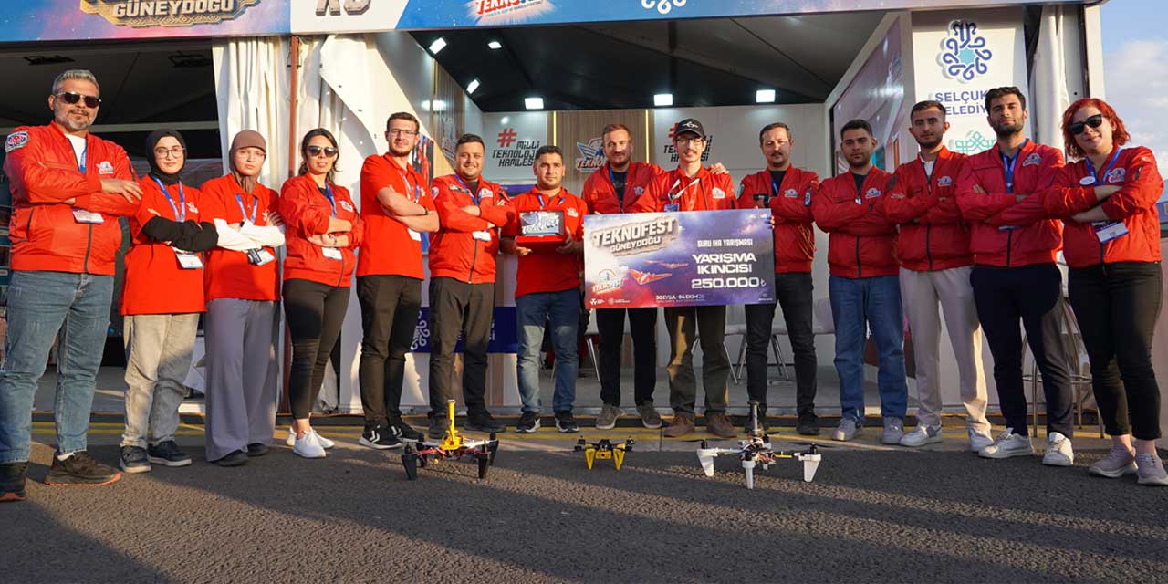 Selçuklu ekibi 165 takım arasından derece yaptı