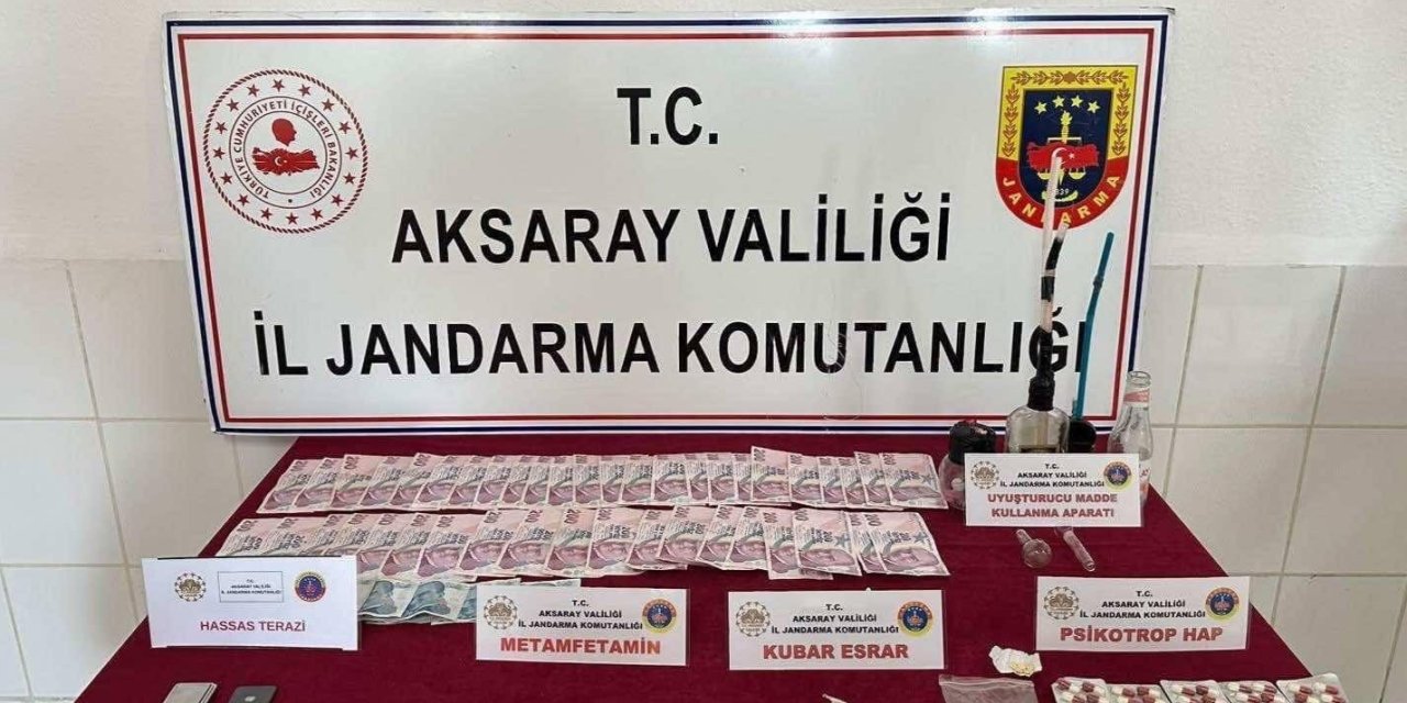 Konya’dan Aksaray’a Uyuşturucu Sevkiyatı Jandarmaya Takıldı