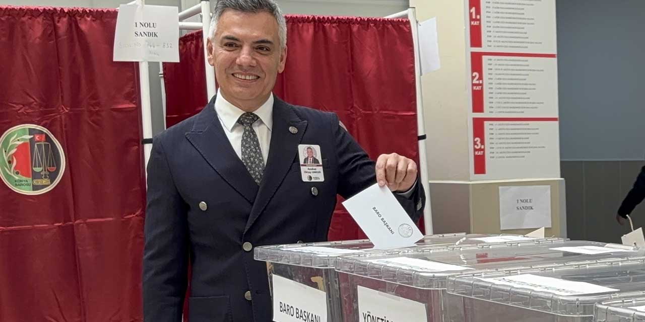 Konya Barosu'nda Oktay Unkur Güven Tazeledi