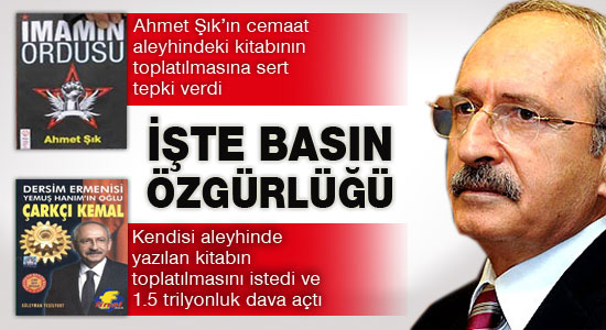 İşte Kılıçdaroğlu'nun basın özgürlüğü!