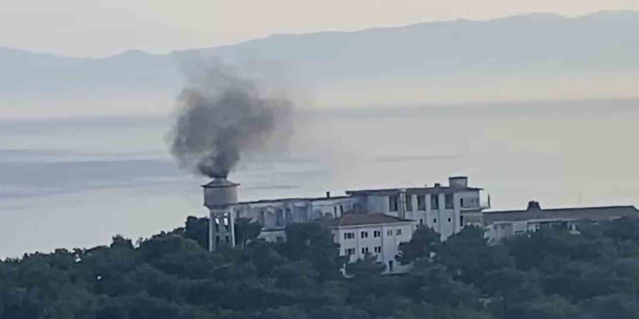 Tarihi Heybeliada Sanatoryumu’nda korkutan yangın