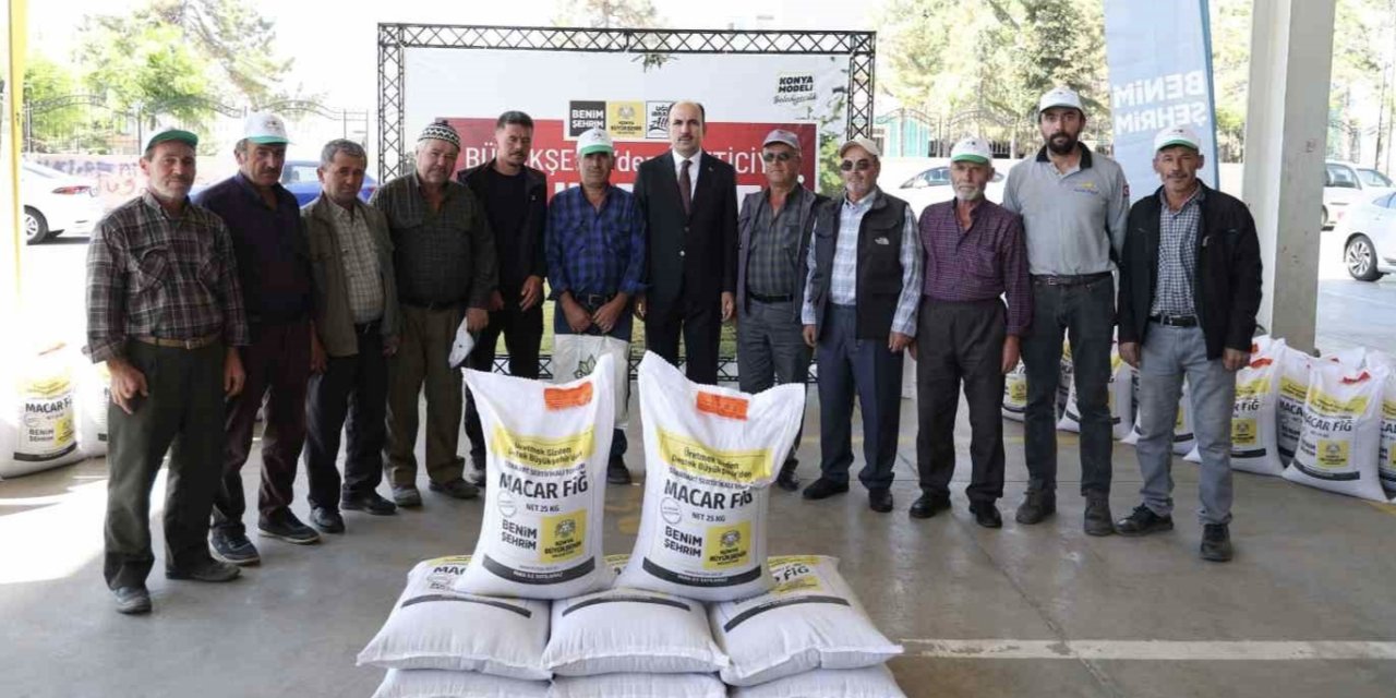 Konya'da üreticiye 1 milyon 214 bin kilogram hibe destekli Macar Fiği Tohumu