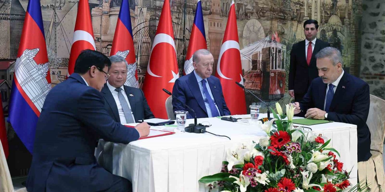 Cumhurbaşkanı Erdoğan Kamboçya ile ticaret hedefi açıklaması