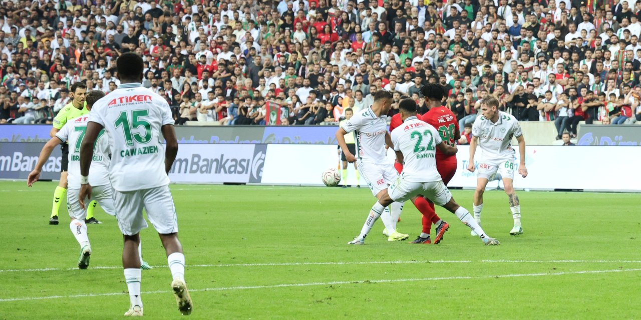 Konyaspor Diyarbakır'dan eli boş dönüyor