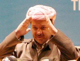 Mesut Barzani'den Erdoğan'a jest