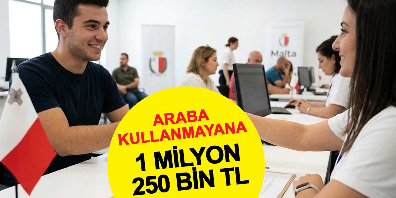 5 Yıl Araba Kullanmayana 1 milyon 250 bin TL