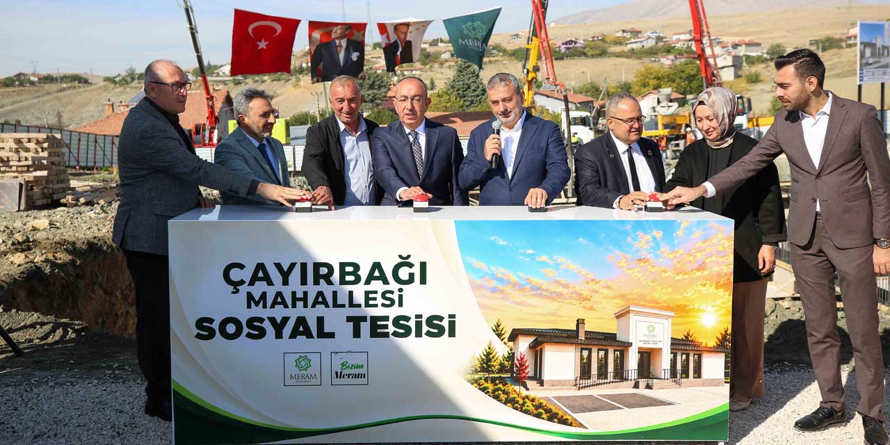Meram’da Yatırım Hamlesi: Çayırbağı Sosyal Tesisi Yolda
