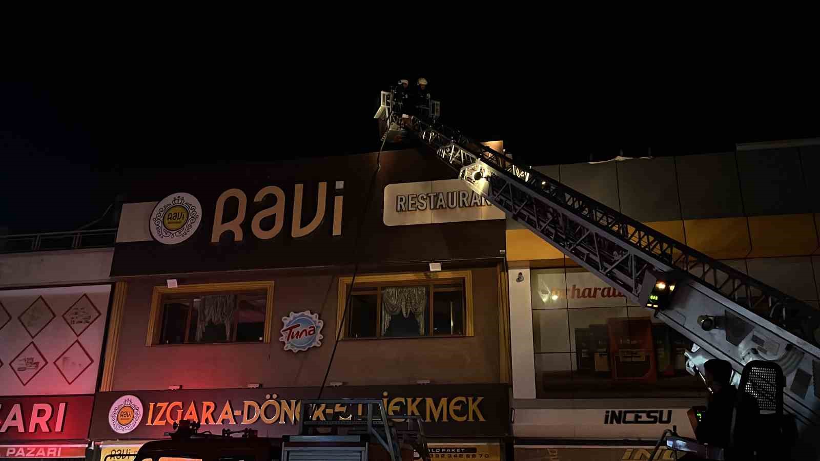 Konya'daki meşhur mekanda yangın çıktı