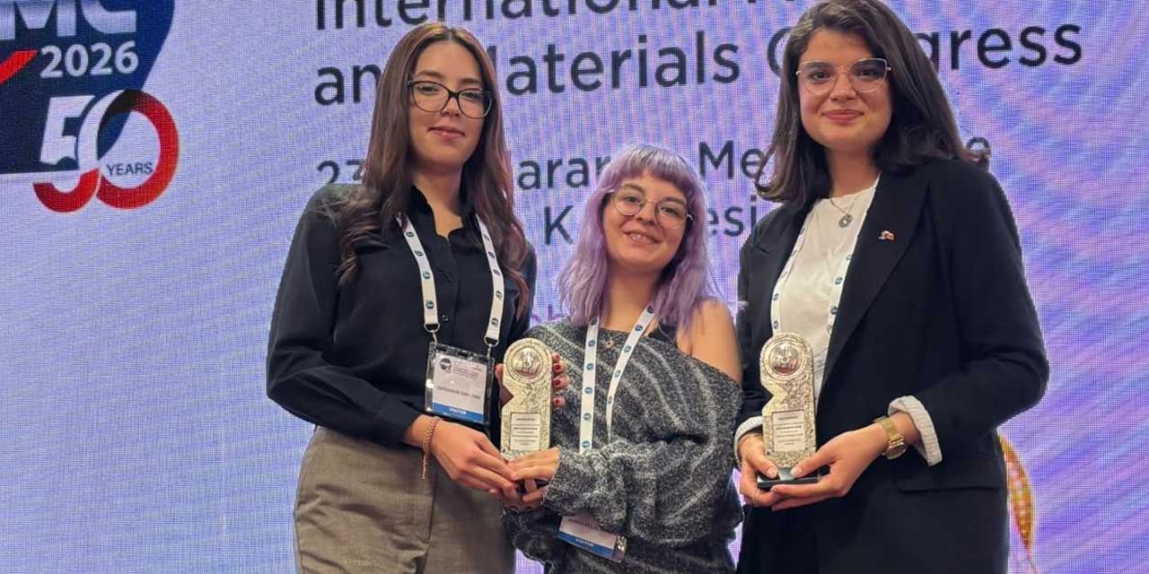 KTÜN’lü genç araştırmacılara uluslararası kongreden çifte ödül