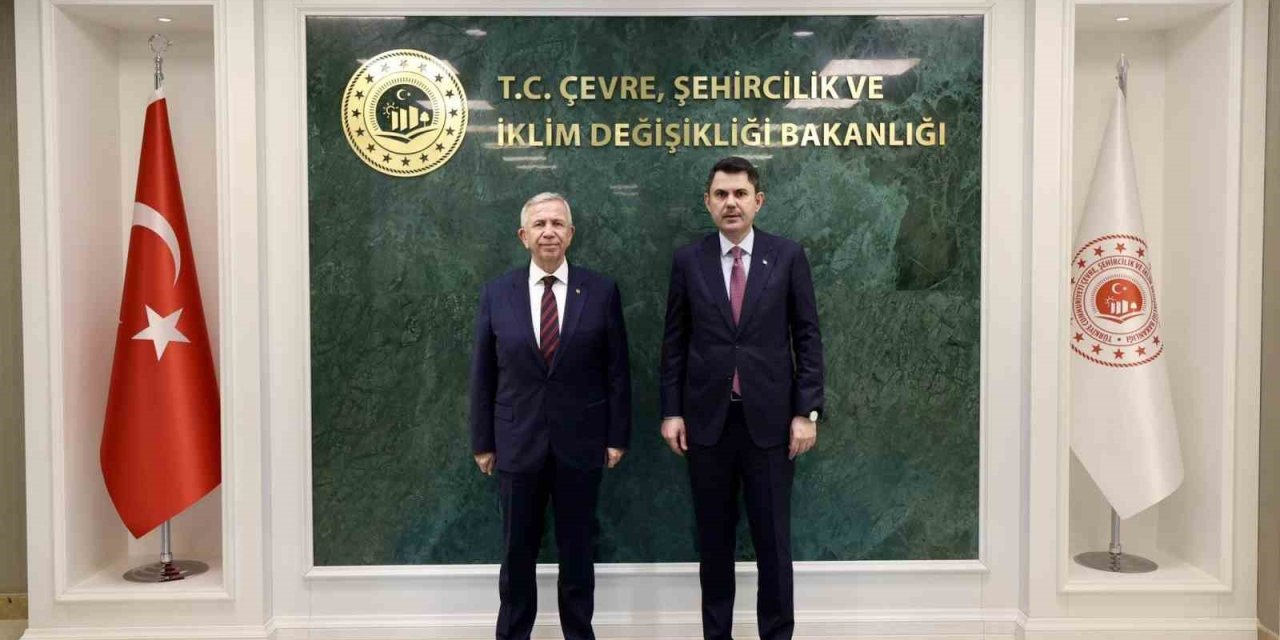 Bakan Murat Kurum ile Mansur Yavaş Ankara İçin Bir Araya Geldi
