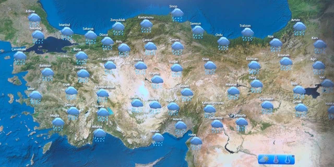 Meteoroloji’den Kuvvetli Yağış Uyarısı