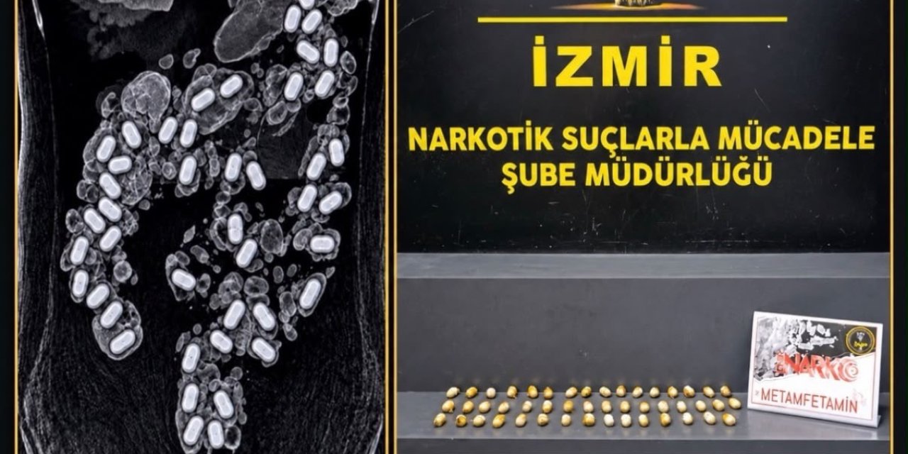 Kuryenin Midesinden 47 Kapsül Metamfetamin Çıktı