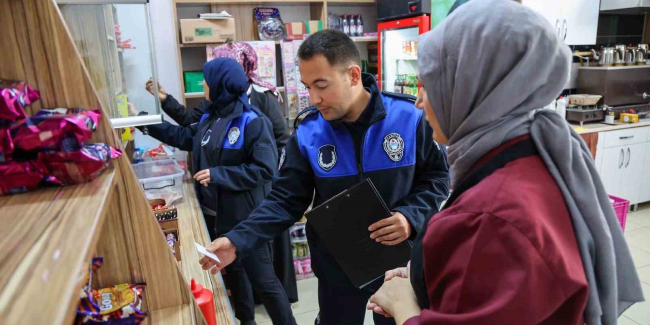 Çocuklar okulda ne yiyor? Selçuklu'da kantinlere denetim