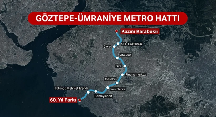 Para bulundu 11 duraklı metro açılıyor