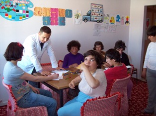 Ereğli Rehabilitasyon Merkezi'nde atölye çalışmalası