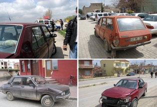 Ağabeyinin aracıyla 5 araca çarptı