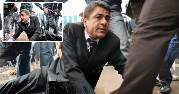 BDP'li Yıldız yerlerde sürüklendi!