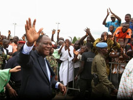 Fildişi'nin yeni lideri halka hitap etti