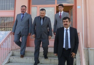 Vali Doğan Akören'i ziyaret etti