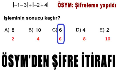 ÖSYM'den şifre itirafı
