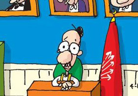 Bu karikatürdeki 3. kişi kim?