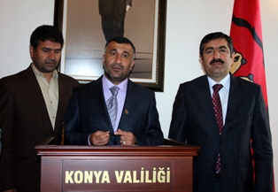 Vardak Valisi Fidai Konya'da